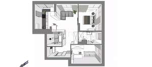 3-к квартира, вторичка, 63м2, 16/26 этаж