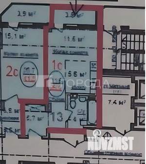 Студия квартира, вторичка, 30м2, 4/17 этаж