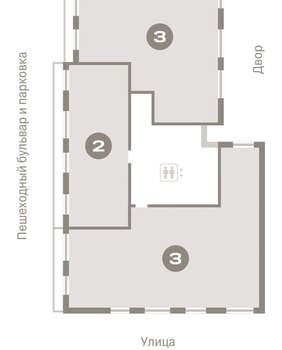 2-к квартира, вторичка, 75м2, 8/12 этаж