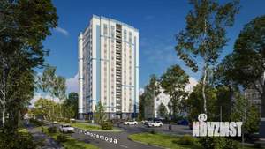 2-к квартира, строящийся дом, 55м2, 14/16 этаж