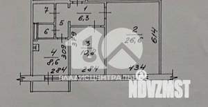 2-к квартира, вторичка, 61м2, 9/11 этаж