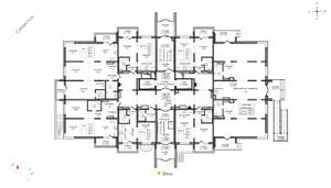 2-к квартира, строящийся дом, 37м2, 1/17 этаж