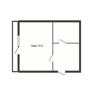 Студия квартира, вторичка, 19м2, 3/17 этаж