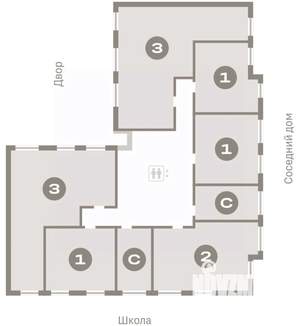 Студия квартира, вторичка, 21м2, 6/9 этаж