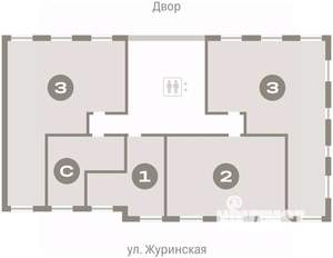 3-к квартира, вторичка, 92м2, 4/9 этаж