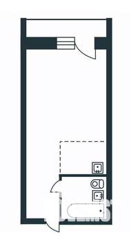 Студия квартира, вторичка, 22м2, 9/17 этаж