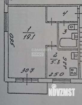 1-к квартира, вторичка, 32м2, 5/5 этаж