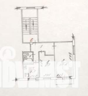 2-к квартира, вторичка, 43м2, 2/5 этаж