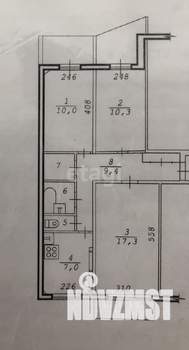 3-к квартира, вторичка, 60м2, 6/9 этаж