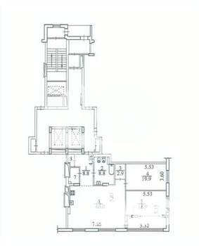 2-к квартира, вторичка, 119м2, 14/23 этаж