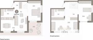 3-к квартира, вторичка, 128м2, 14/14 этаж