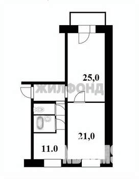 2-к квартира, вторичка, 70м2, 9/17 этаж