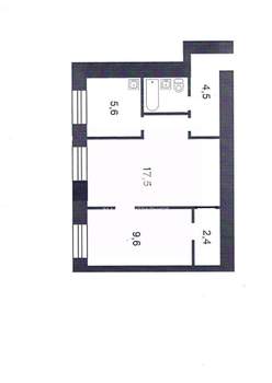 2-к квартира, вторичка, 45м2, 2/5 этаж