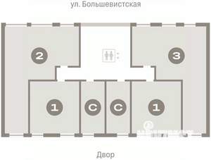 3-к квартира, вторичка, 85м2, 6/8 этаж