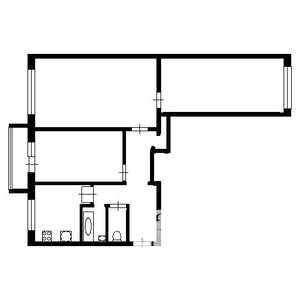 3-к квартира, вторичка, 61м2, 9/9 этаж