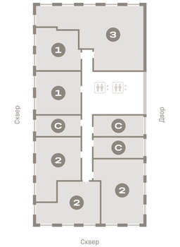 3-к квартира, вторичка, 112м2, 4/17 этаж