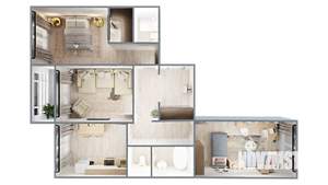 3-к квартира, вторичка, 88м2, 14/14 этаж