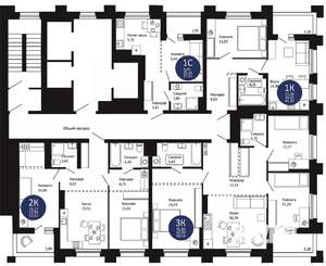 2-к квартира, вторичка, 62м2, 20/20 этаж