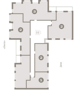 2-к квартира, вторичка, 98м2, 8/8 этаж