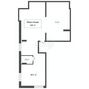 3-к квартира, сданный дом, 140м2, 11/11 этаж