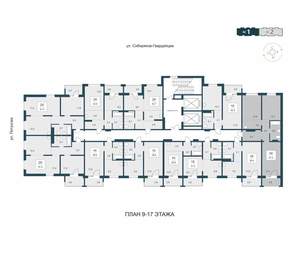 3-к квартира, вторичка, 67м2, 12/17 этаж