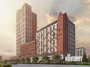 3-к квартира, строящийся дом, 70м2, 16/29 этаж