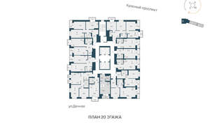 Студия квартира, вторичка, 29м2, 20/30 этаж