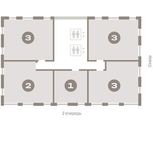 3-к квартира, вторичка, 77м2, 13/15 этаж