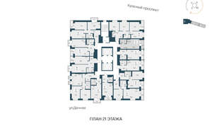 Студия квартира, вторичка, 28м2, 21/30 этаж