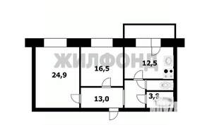 2-к квартира, вторичка, 73м2, 3/11 этаж