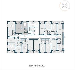 1-к квартира, вторичка, 40м2, 18/25 этаж