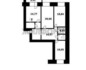 3-к квартира, вторичка, 101м2, 3/9 этаж