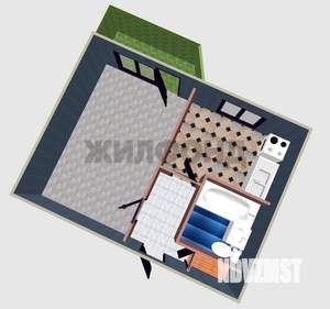 1-к квартира, вторичка, 38м2, 2/9 этаж