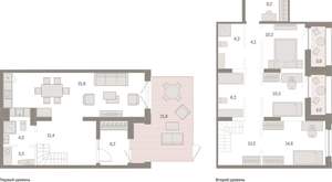 3-к квартира, вторичка, 157м2, 1/17 этаж