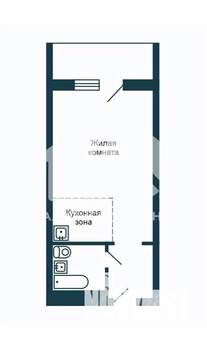 Студия квартира, вторичка, 29м2, 4/12 этаж