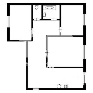 3-к квартира, вторичка, 58м2, 1/5 этаж