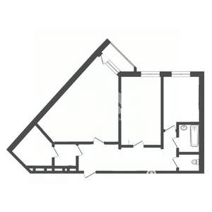3-к квартира, вторичка, 72м2, 4/16 этаж
