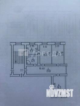 3-к квартира, вторичка, 85м2, 2/4 этаж