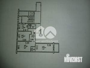 3-к квартира, вторичка, 60м2, 1/9 этаж