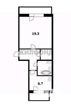 1-к квартира, вторичка, 37м2, 3/9 этаж