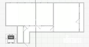2-к квартира, вторичка, 72м2, 6/6 этаж
