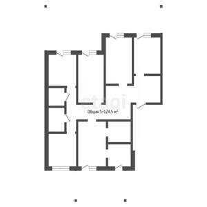 4-к квартира, вторичка, 125м2, 1/9 этаж