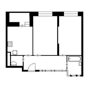 2-к квартира, вторичка, 61м2, 13/17 этаж
