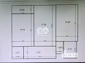 2-к квартира, вторичка, 64м2, 7/15 этаж
