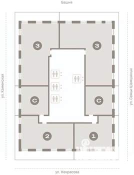 1-к квартира, вторичка, 81м2, 27/30 этаж