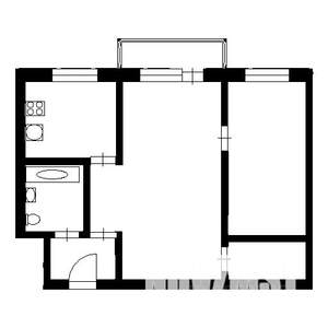 2-к квартира, вторичка, 42м2, 2/5 этаж