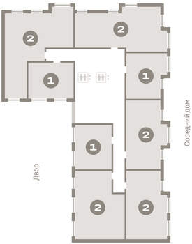 1-к квартира, вторичка, 34м2, 3/12 этаж