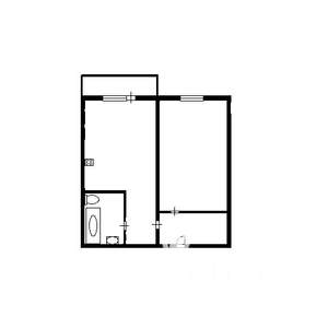 2-к квартира, вторичка, 43м2, 9/17 этаж