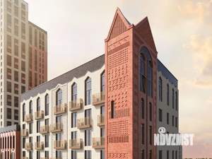 2-к квартира, строящийся дом, 65м2, 1/8 этаж