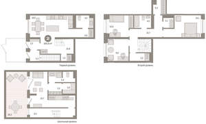 2-к квартира, вторичка, 166м2, 2/11 этаж